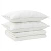vidaXL Ensemble de couette et d'oreiller 3 pc 200x200 cm &Eacute;t&eacute; 200 GSM