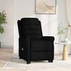 vidaXL Fauteuil de massage Noir Similicuir