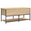 vidaXL Banc de rangement ch&ecirc;ne sonoma 100x42,5x47 cm bois d'ing&eacute;nierie