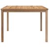 vidaXL Table à dîner de jardin 110x110x77 cm Bois de teck solide