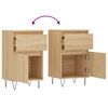 vidaXL Buffet ch&ecirc;ne sonoma 40x35x70 cm bois d'ing&eacute;nierie