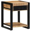 vidaXL Table d'appoint 40x40x50 cm bois massif de manguier brut