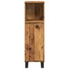 vidaXL Armoire de salle de bain vieux bois 30x30x100cm bois ing&eacute;nierie