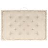 vidaXL Coussins de plancher de palette lot de 7 Beige Coton
