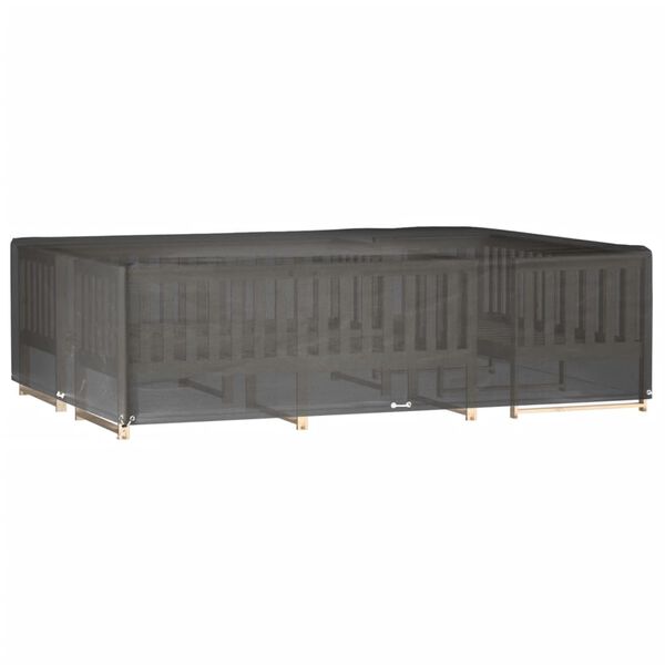 vidaXL Housse de salon de jardin 16 œillets 300x200x75cm rectangulaire