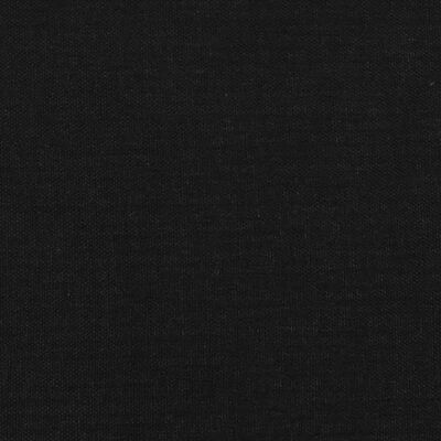 vidaXL Tête de lit avec oreilles Noir 83x16x78/88 cm Tissu