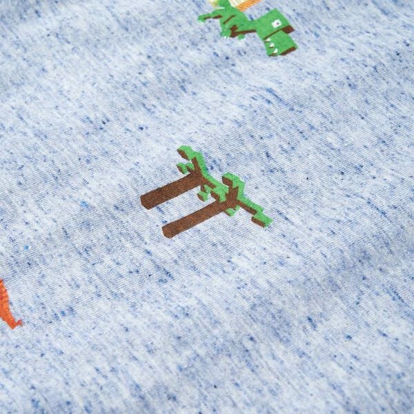 T-shirt pour enfants m&eacute;lange de bleu 92