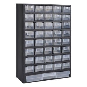 vidaXL Armoire à outils avec 41 tiroirs Plastique