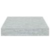 vidaXL &Eacute;tag&egrave;res murales flottantes 4 pcs gris b&eacute;ton 23x23,5x3,8 cm MDF