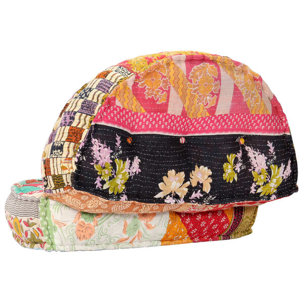 vidaXL Pouf 100x20 cm Patchwork Tissu