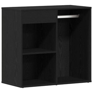 vidaXL Cabinet de Cosm&eacute;tiques avec tiroir Ch&ecirc;ne noir 80 x 40 x 75 cm