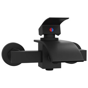 vidaXL Robinet de Douche Mixer Noir G 1 / 2 pouces