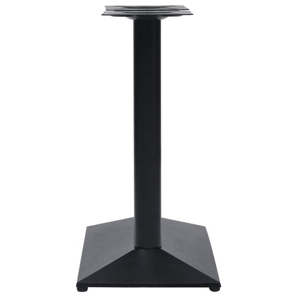 vidaXL Pied de table de bistro noir 70x40x72 cm fonte