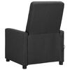 vidaXL Fauteuil de massage inclinable Gris fonc&eacute; Tissu