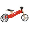 vidaXL Vélo d'équilibre pour enfants 2-in-1 rouge