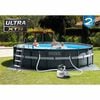 Intex Piscine &agrave; cadre Ultra XTR pompe de filtration &agrave; sable 549x132cm