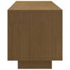 vidaXL Meuble TV Marron miel 110x30x33,5 cm Bois de pin massif