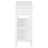 vidaXL Buffet Blanc 110x35x80 cm MDF