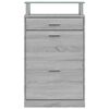vidaXL Armoire &agrave; chaussures Sonoma gris 63x24x104 cm Bois d'ing&eacute;nierie