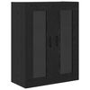 vidaXL Haut Armoire Ch&ecirc;ne noir 69,5 x 34 x 180 cm Bois d'ing&eacute;nierie