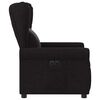 vidaXL Fauteuil inclinable &eacute;lectrique Noir Tissu