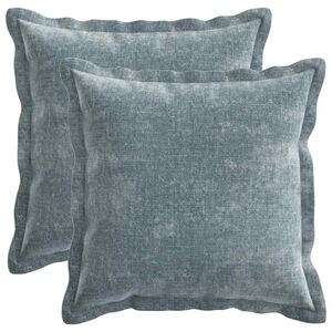 vidaXL Housse de coussin 2 pcs HOUTEN Bleu clair 40 x 40 cm