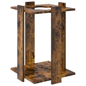vidaXL Support de canne &agrave; p&ecirc;che Bois d'ing&eacute;nierie 42 x 43 x 60 cm