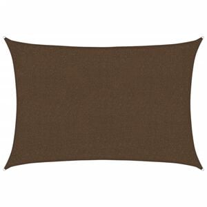 vidaXL Voile d'ombrage 160 g/m&sup2; Marron 2x3 m PEHD