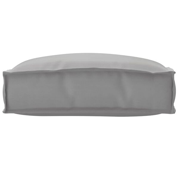 vidaXL Coussin Gris 50 x 50 x 12 cm Tissu Oxford
