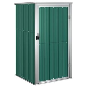vidaXL Abri &agrave; outils de jardin vert 88x89x161 cm M&eacute;tal galvanis&eacute;