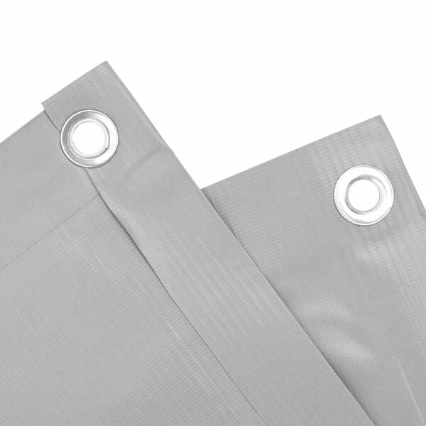 vidaXL &Eacute;cran d'intimit&eacute; de balcon gris 400x75 cm PVC