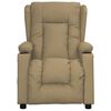 vidaXL Fauteuil inclinable Cappuccino Similicuir