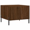 vidaXL Table basse Ch&ecirc;ne marron 50x50x40 cm Bois d'ing&eacute;nierie