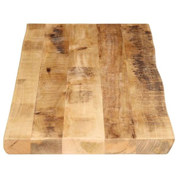 vidaXL Dessus de table bord vivant 140x40x3,8 cm bois de manguier brut