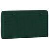 vidaXL Coussin de t&ecirc;te de lit vert fonc&eacute; 100 cm velours