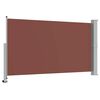 vidaXL Auvent lat&eacute;ral r&eacute;tractable de patio 140 x 300 cm Marron