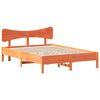 vidaXL Cadre de lit sans matelas cire marron 150x200cm bois pin massif
