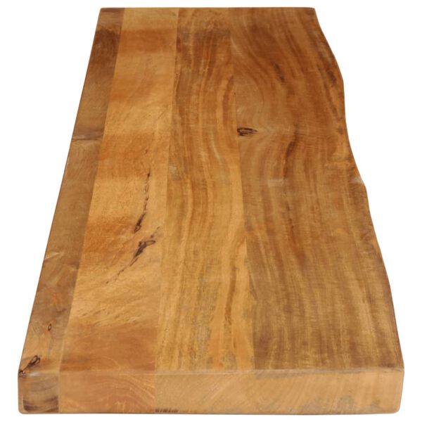 vidaXL Dessus de table &agrave; bord vivant 180x30x2,5cm bois massif manguier