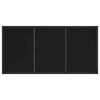 vidaXL Ensemble de salle &agrave; manger pour jardin 5 pcs Noir
