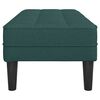 vidaXL banc Vert foncé 113 x 57 x 39 cm tissu