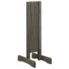vidaXL Cl&ocirc;ture en treillis de jardin Gris 120x60 cm Bois de sapin