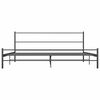 vidaXL Cadre de lit sans matelas gris métal 180x200 cm