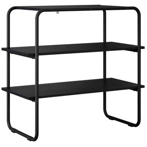 vidaXL Table console Ch&ecirc;ne noir 60 x 41 x 75 cm Bois d'ing&eacute;nierie