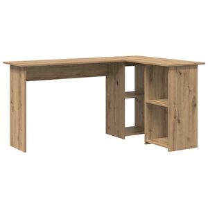 vidaXL Bureau Ch&ecirc;ne artisanal 142 x 102 x 73 cm Bois d'ing&eacute;nierie