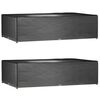 vidaXL Housses de salon de jardin 2 pcs 16 œillets rectangulaire