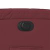 vidaXL Fauteuil inclinable &eacute;lectrique rouge bordeaux similicuir