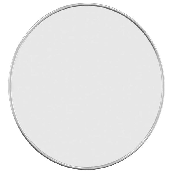 vidaXL Miroir mural Argent&eacute; &Oslash; 40 cm Rond