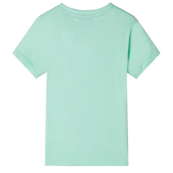 T-shirt enfants à manches courtes vert clair 92