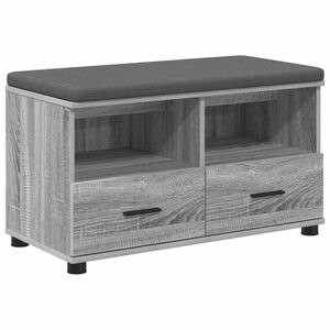 vidaXL Banc d'entr&eacute;e Gris Sonoma 80 x 38 x 46 cm