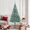 vidaXL Sapin de No&euml;l artificiel avec 300 LED Vert 180 cm PVC et Acier